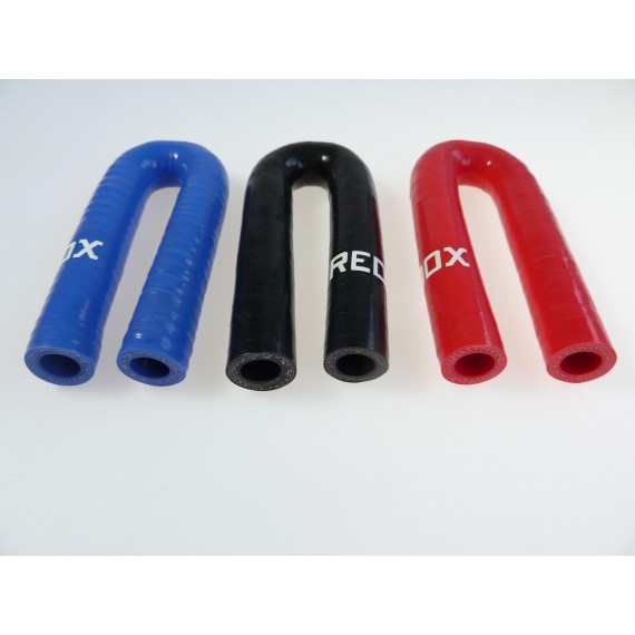 Curva silicone 180° - diametro interno 10 mm - lunghezza 100 mm