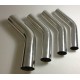 Curva alluminio saldabile 45° diametro esterno 45 mm lunghezza 140 mm