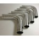 Curva alluminio saldabile 90° diametro esterno 54 mm lunghezza 140 mm