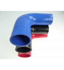 Riduttore silicone curvo 90 gradi 45 a 51 mm L 200 mm REDOX