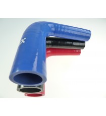 Riduttore silicone curvo 90 gradi 30 a 38 mm L 100 mm REDOX