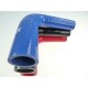 Riduttore silicone curvo 90 gradi 19 a 42 mm L 100 mm REDOX