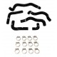 Kit 6 manicotti silicone olio LANCIA Delta HF Integrale 2.0 16V Turbo 200 cv 831 1989-1994 (FVMQ interno) — REDOX
