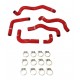 Kit 6 manicotti silicone olio LANCIA Delta HF Integrale 2.0 16V Turbo 200 cv 831 1989-1994 (FVMQ interno) — REDOX