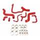 Kit 9 manicotti acqua silicone per LANCIA Delta HF HPE 2.0 16V TURBO 1995-1998