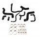 Kit 9 manicotti acqua silicone per LANCIA Delta HF HPE 2.0 16V TURBO 1995-1998