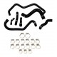 Kit 6 manicotti silicone olio PEUGEOT 405 MI16 1.9 16V XU9J4 160 cv 1987-1992 FVMQ interno — REDOX