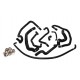 Kit 10 manicotti silicone raffreddamento PEUGEOT 405 MI16 1.9 16V XU9J4 160 cv 1987-1992 — REDOX