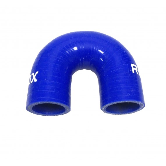 25mm Lunghezza 28x28mm - Silicone 180° gomito - REDOX