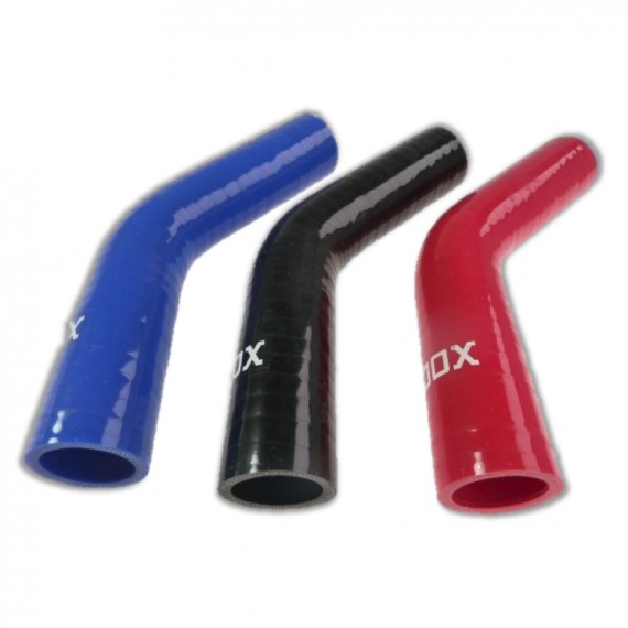 Curva silicone 45° - diametro interno 28 mm - lunghezza 100 mm