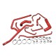 Kit 8 tubi acqua silicone REDOX BMW E36 325i M50B25 (radiatore con vaso di espansione integrato)