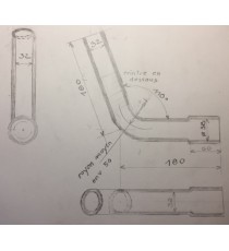 Raccordo silicone a 3 vie Ø14 mm - interassi 130/150 mm - nero