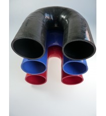 85mm - Gomito 180 ° in silicone - REDOX