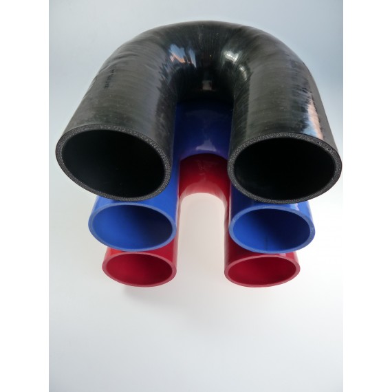 85mm - Gomito 180 ° in silicone - REDOX