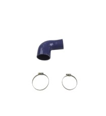 Riduttore silicone curva 108° Ø55-62 mm L168x80 mm strato interno FVMQ - RDX55-62C108L168x80H