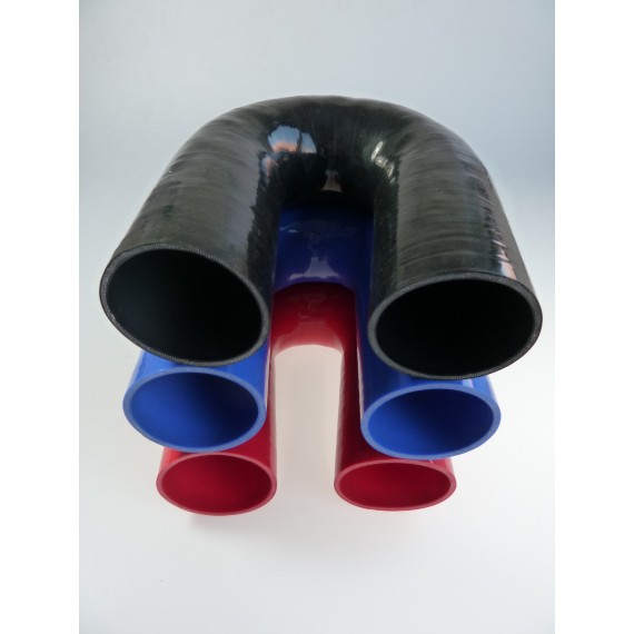 76mm - Gomito 180 ° in silicone - REDOX