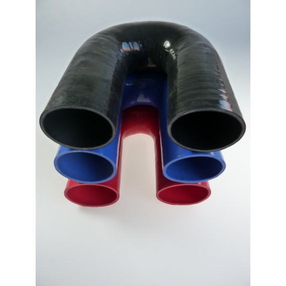70mm - Gomito 180 ° in silicone - REDOX