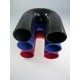 63mm - Gomito 180 ° in silicone - REDOX