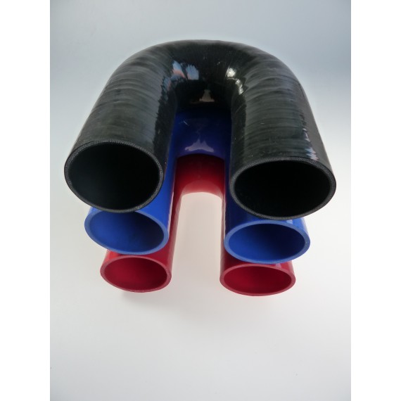 63mm - Gomito 180 ° in silicone - REDOX