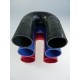 57 millimetri - Gomito 180 ° in silicone - REDOX