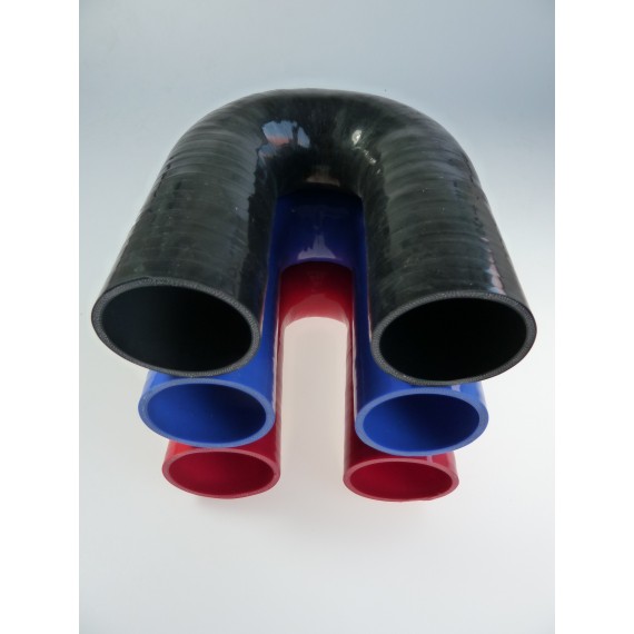 57 millimetri - Gomito 180 ° in silicone - REDOX