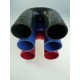 54mm - Gomito 180 ° in silicone - REDOX