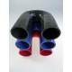 48mm - Gomito 180 ° in silicone - REDOX