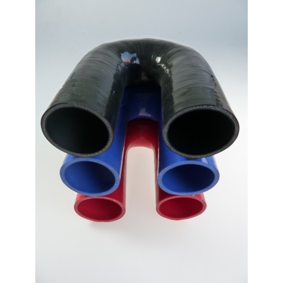 48mm - Gomito 180 ° in silicone - REDOX
