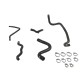 Kit 5 manicotti silicone raffreddamento RENAULT Clio I 1.2 RL/RN/RT C3J/E7F 55/60 cv 1991-1995 — REDOX