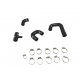 Tubi silicone su misura modello dei clienti per radiatore acqua Massey Harris modello Pony 820 TM motore Peugeot 203