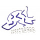 Kit 9 manicotti silicone acqua PEUGEOT 205 GTI 1.6 115 cv / 1.9 105-122 cv senza scambiatore 1991-1994