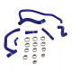 Kit 6 manicotti silicone olio PEUGEOT 405 MI16 1.9 16V XU9J4 160 cv 1987-1992 FVMQ interno — REDOX