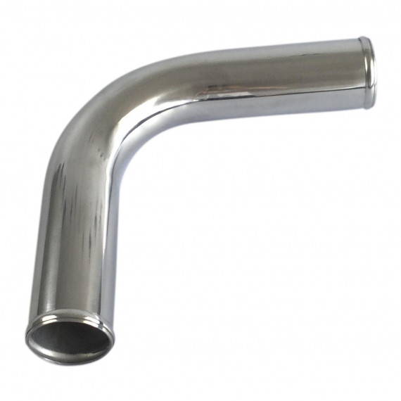 Curva alluminio saldabile 90° diametro esterno 60 mm lunghezza 140 mm