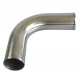 Curva alluminio saldabile 90° diametro esterno 90 mm lunghezza 140 mm