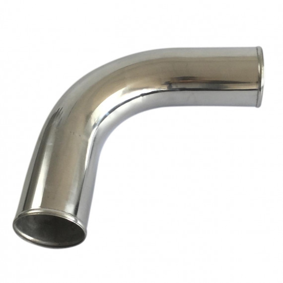 Curva alluminio saldabile 90° diametro esterno 102 mm lunghezza 140 mm