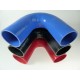 90mm - Gomito 135 ° in silicone - REDOX