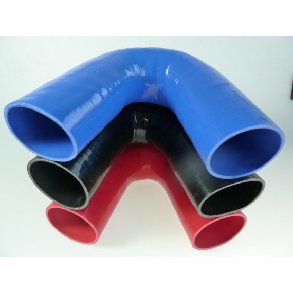 80mm - Gomito 135 ° in silicone - REDOX