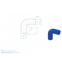 Kit 2 tubi per radiatore acqua silicone REDOX SUBARU Impreza WRX STI GC8 EJ20 versione 1-6 1992-2000