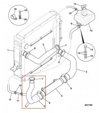 54mm - Silicone 90° gomito - REDOX