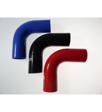 Gomito 90° diametro interno 45mm lunghezza 100mm silicone con strato interno resistente agli idrocarburi
