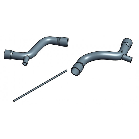 Kit 3 manicotti sovralimentata di turbocompressore benzina silicone per MASERATI 3200 Fase 2 (2001–2002)