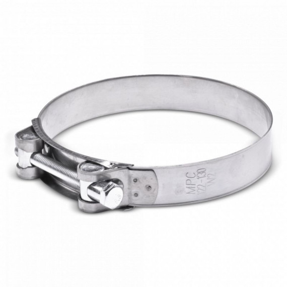 Fascetta Inox W4 Rinforzato per tubo di diametro interno 76mm