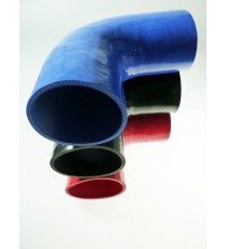 57mm Lunghezza 200mm - Silicone 90° gomito - REDOX