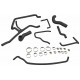 Kit 8 tubi acqua silicone REDOX BMW E36 325i M50B25 (radiatore con vaso di espansione integrato)