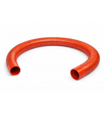 Tubo silicone corrugato Ø80mm x 2m RAL2001 raffreddamento acqua