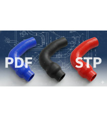 Tubo in Silicone su Misura da File 3D e Disegni Tecnici