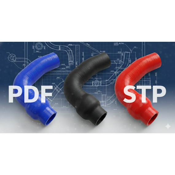 Tubo in Silicone su Misura da File 3D e Disegni Tecnici