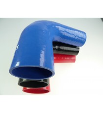 Riduzione silicone 90° - diametri interni 51-76 mm - lunghezza 125 mm
