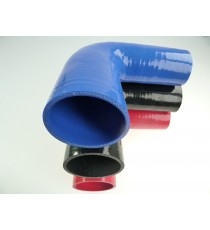 Riduzione silicone 90° - diametri interni 60-63 mm - lunghezza 125 mm