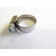 Fascetta inox a vite senza fine 8-16 mm per manicotti silicone Ø6,5 a 10 mm
